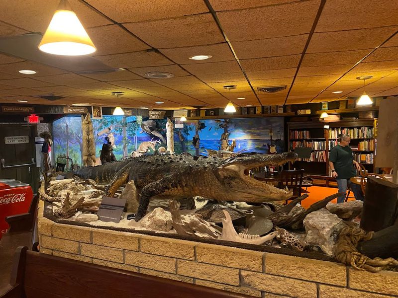 A Taxidermied Alligator Greets You Before The Menu Does