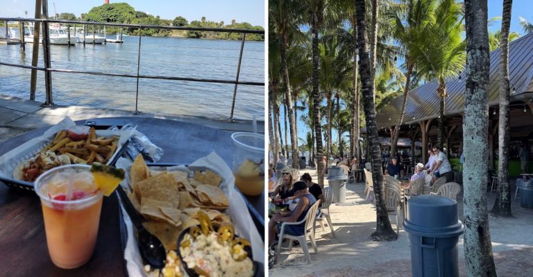 This Florida Restaurant Is One Of The Only Places Where The Sand Starts At Your Table
