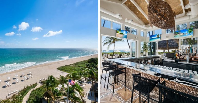 This Florida Spot Is The Only Place You’ll Find Tiki Style Cottages On A Sugar Sand Beach