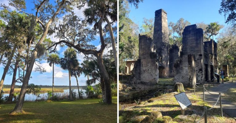 This Florida Woodland Trail Ends At Haunting Plantation Remains