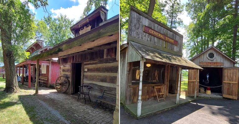 This Forgotten Ohio Ghost Town Has Old West Secrets Waiting To Be Discovered After Dark