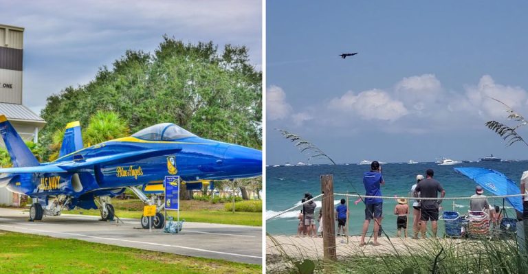 This Free Florida Air Show Brings The US Navy Blue Angels To Pensacola Next Week