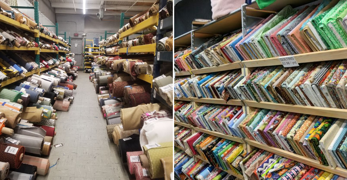 This Giant Fabric Warehouse In Maine Is A Dream For Creative Shoppers