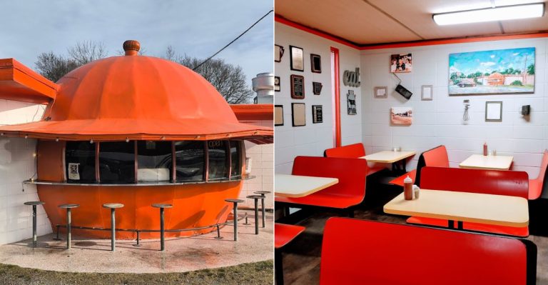 This Giant Orange Diner In Arkansas Is A Roadside Gem Worth The Stop