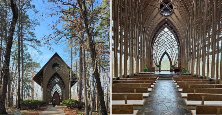 This Glass Chapel In Arkansas Looks Like It Was Built Inside The Forest