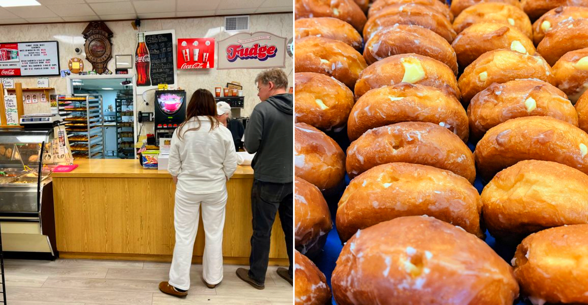 Inside the Goodale’s Bakery & Deli and their warm donuts
