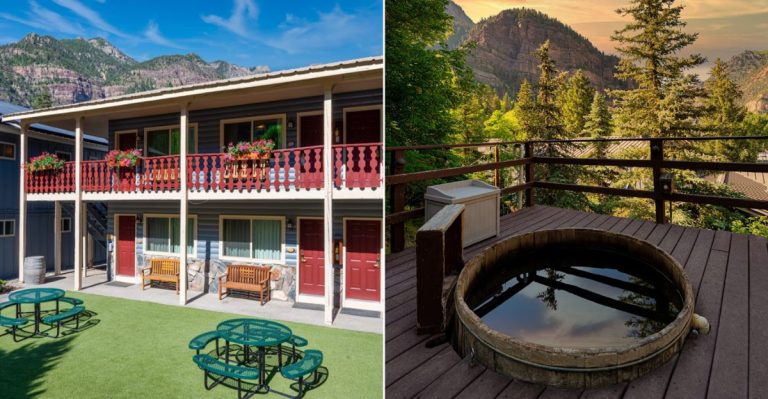 This Hidden Colorado Lodge Has Hot Spring Tubs Built Right Into The Mountainside