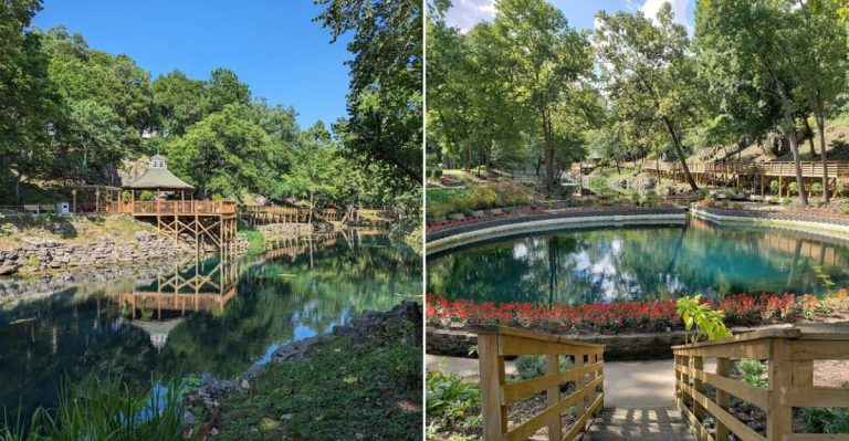 This Hidden Garden Trail In Arkansas Leads To A Stunning Crystal-Clear Spring