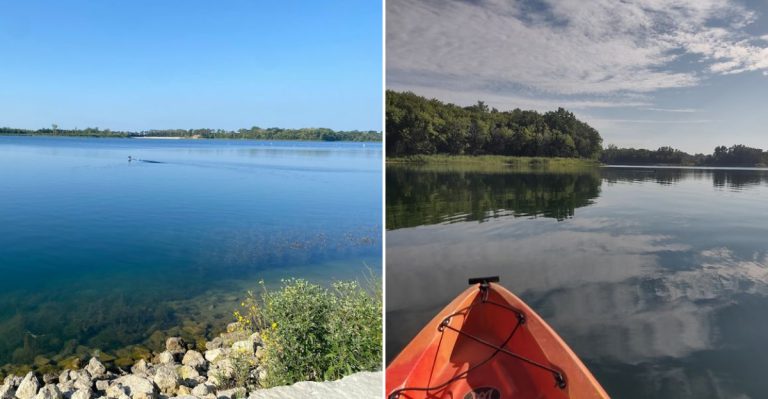 This Hidden Lake In Illinois Has Crystal-Clear Water That Looks Like A Tropical Paradise