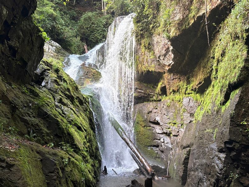 The Largest Waterfall On Lake Jocassee