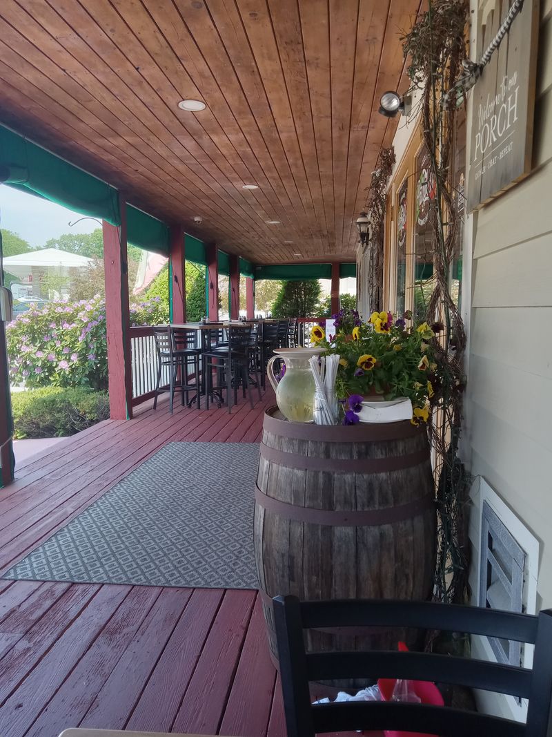 The Charming Porch Seating Experience