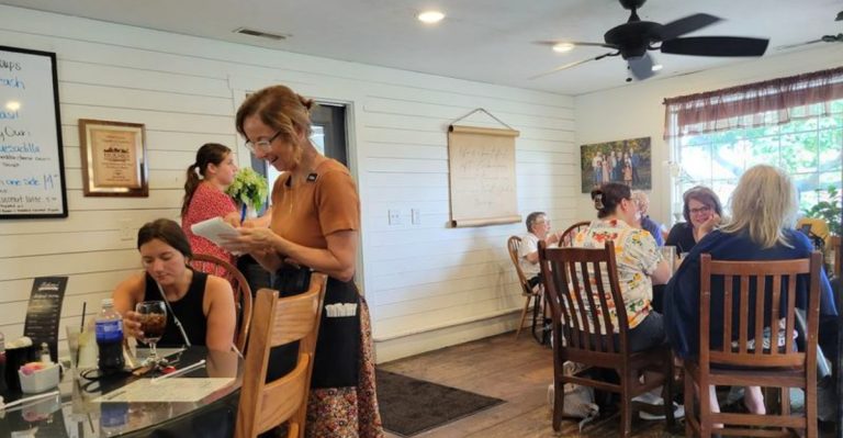 This Hidden Ohio Bistro Serves Gourmet Food Inside A Charming Log Cabin