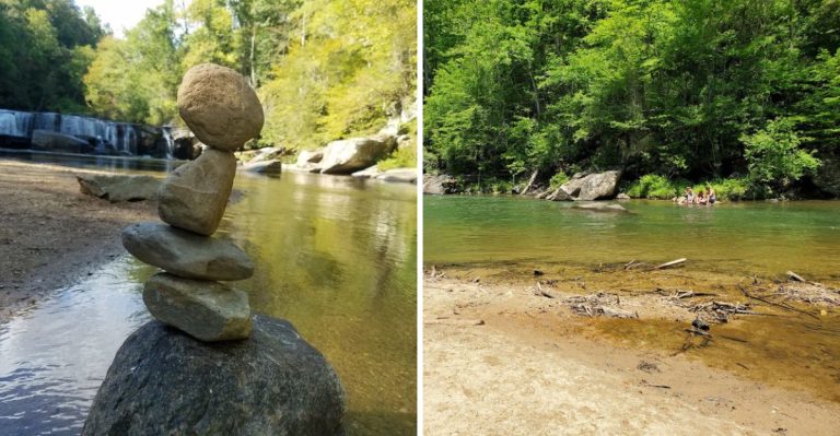 This Hidden South Carolina Beach Has A Waterfall Most Visitors Never Expect