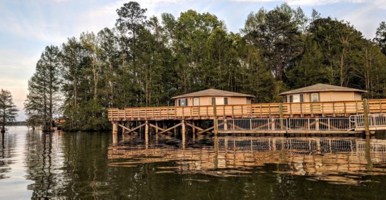 This Hidden South Carolina State Park Lets You Sleep In A Cabin Over The Water