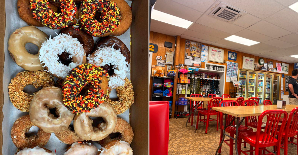 Inside the Washtenaw Dairy and their colorful donuts