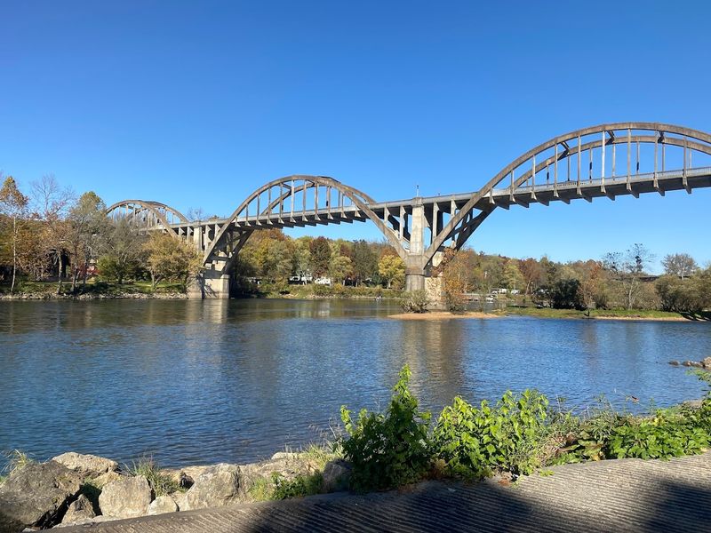 A Bridge That Feels Frozen In Time