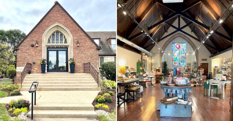This Historic Illinois Church Is Now A Gift Store Packed With Unexpected Finds