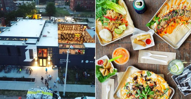 This Historic Michigan Market In Detroit Turns Local Flavor Into A Must-Visit Food Stop