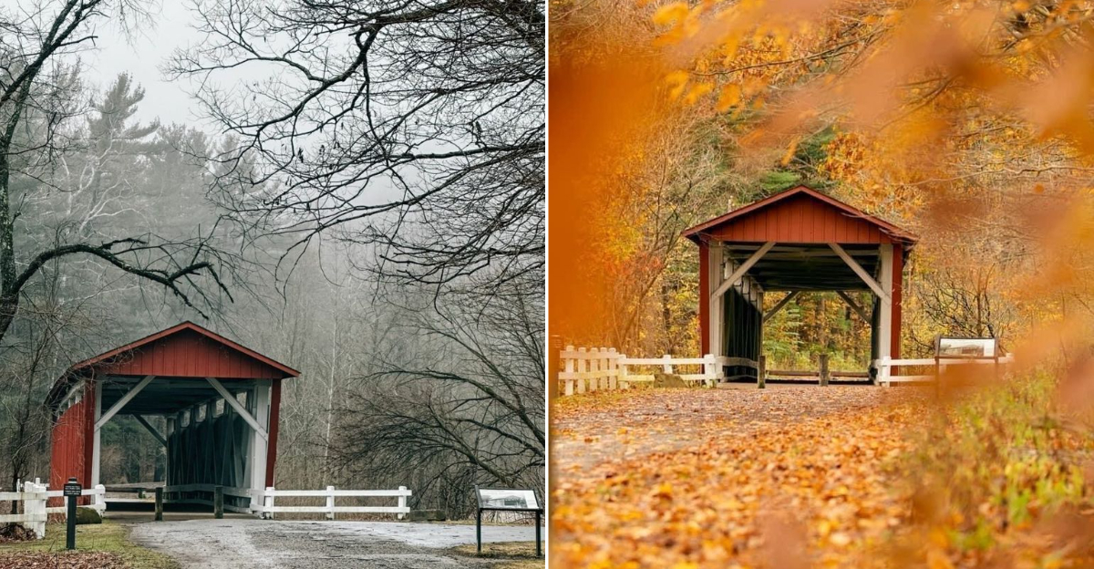 This Historic Covered Bridge In Ohio Will Take You Straight To A Different Time