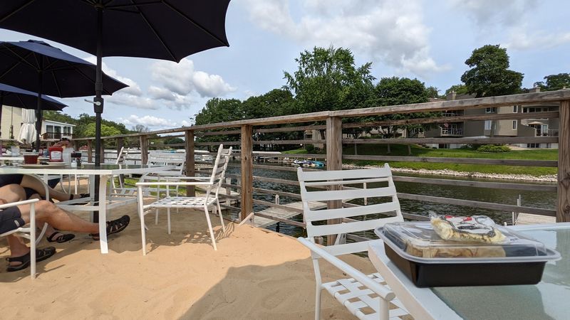 Arrive Early For A Lakeview Table