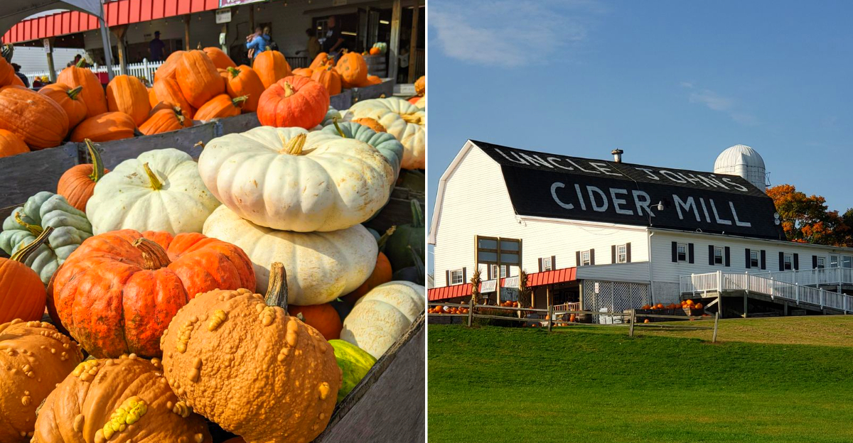 The huge Uncle John's Cider Mill