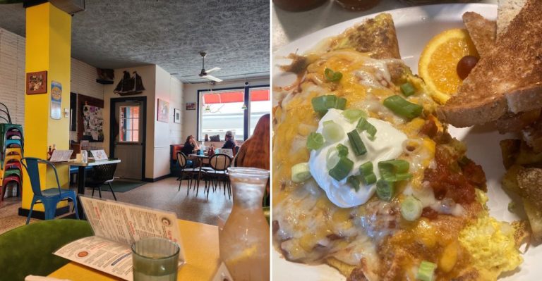 This Illinois Cafe Is Known For Massive Omelets, All-Day Breakfast, And Bottomless Coffee