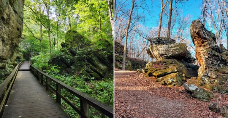 This Illinois Hike Makes You Feel Like Walking Through A Lost Giant City