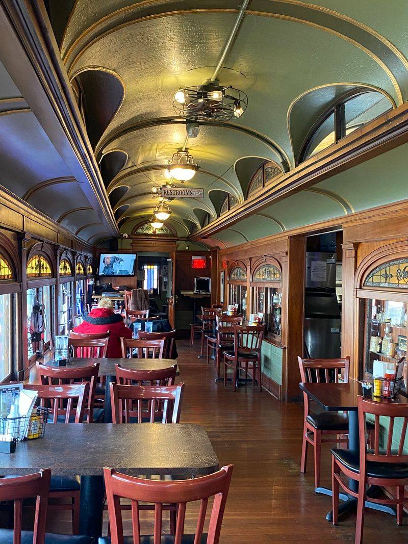 A Real Train Car You Can Dine In