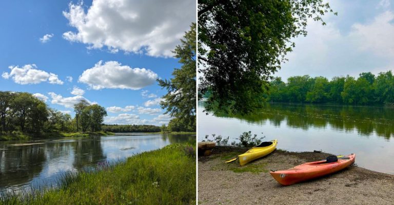 This Illinois River Is Ideal For A Laid-Back Kayak Trip