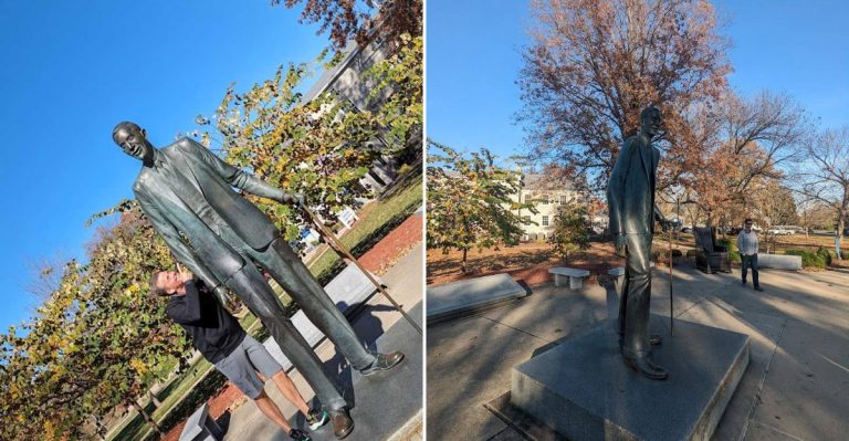 This Illinois Statue Honors The Tallest Man Who Ever Lived