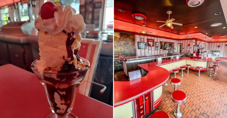 This Illinois Town Has A Historic Ice Cream Parlor That Locals Still Love After 100 Years