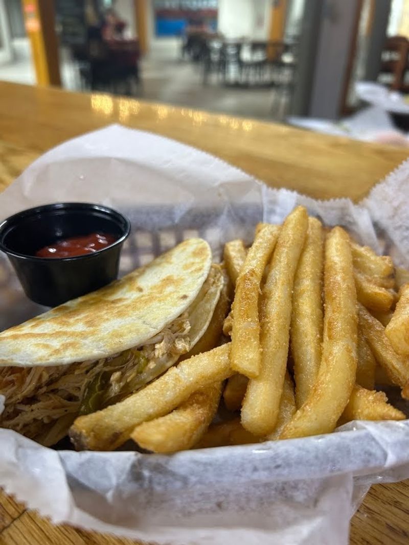 Start With The Classic Chicken Quesadilla
