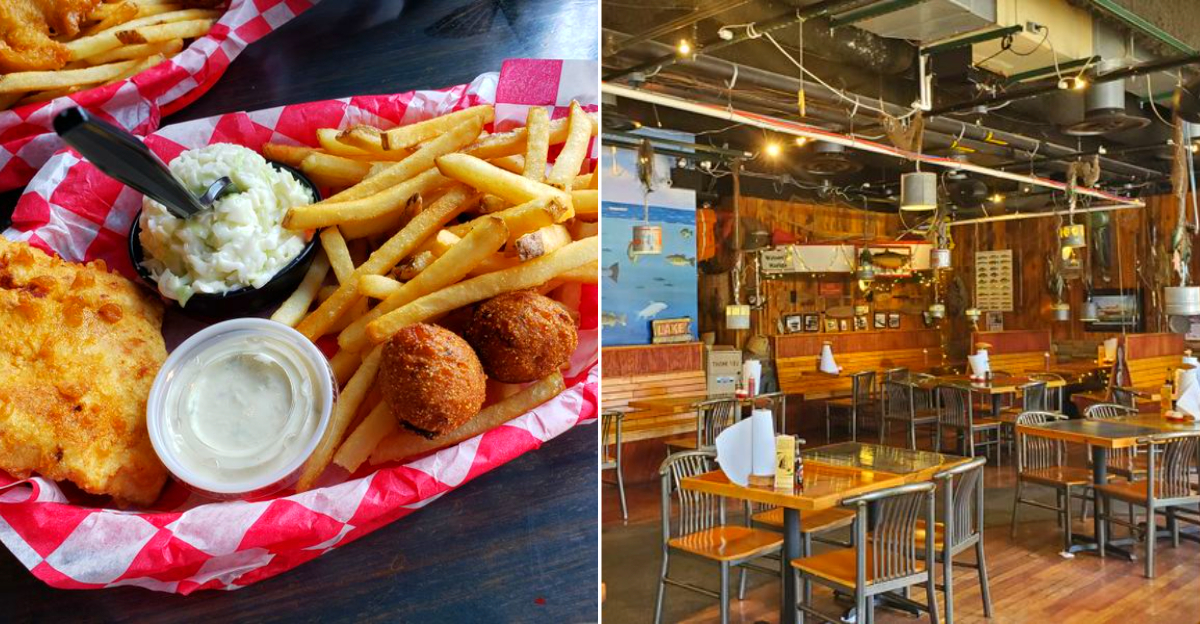 Inside Scalawags Whitefish & Chips