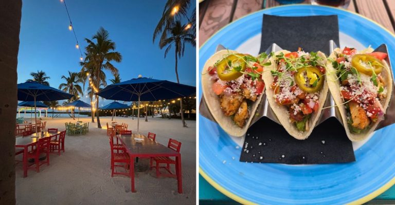 This Islamorada Café In Florida Serves Blackened Mahi And Key Lime Pie Right On The Sand