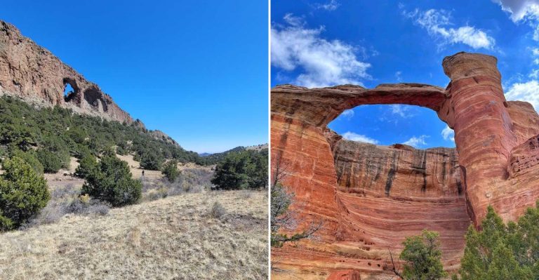 This Jaw-Dropping Colorado Canyon Hike Leads To Natural Arches You’d Expect In Utah