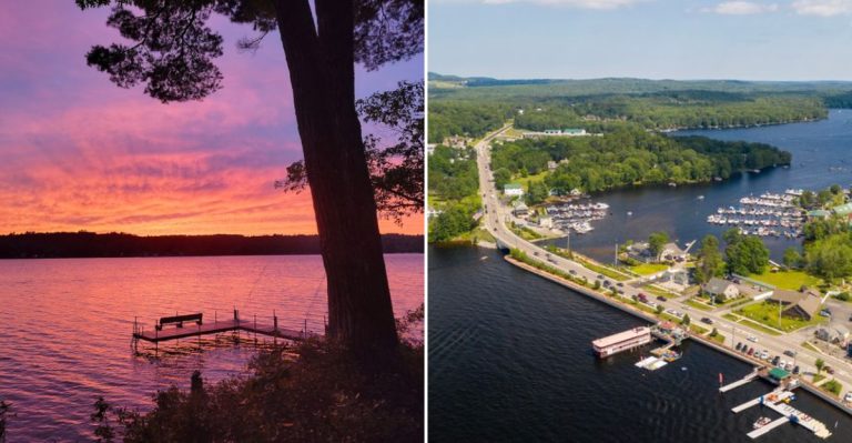 This Lakeside Maine Town Feels Like A 1950s Summer Vacation