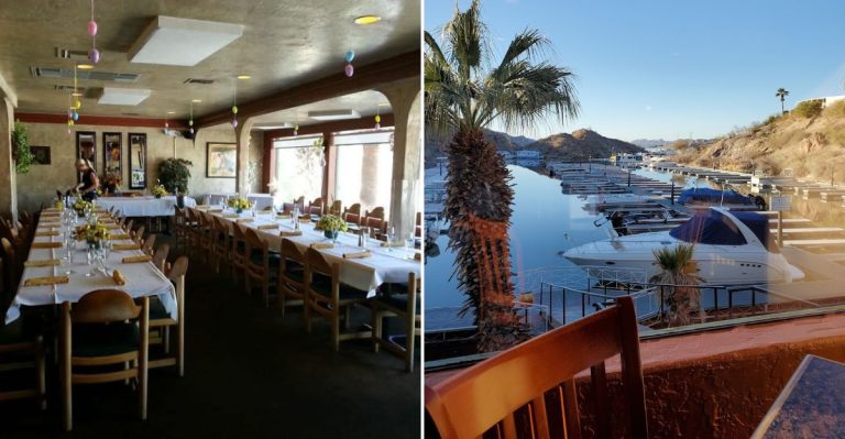 This Lakeside Restaurant In Parker, Arizona Serves Fresh Seafood With One Of The Town’s Best Views