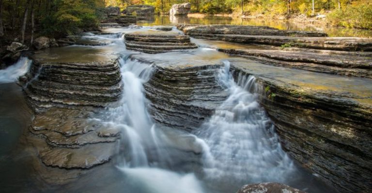 This Lesser-Known Arkansas Waterfall Makes A Summer Drive Feel Like An Adventure