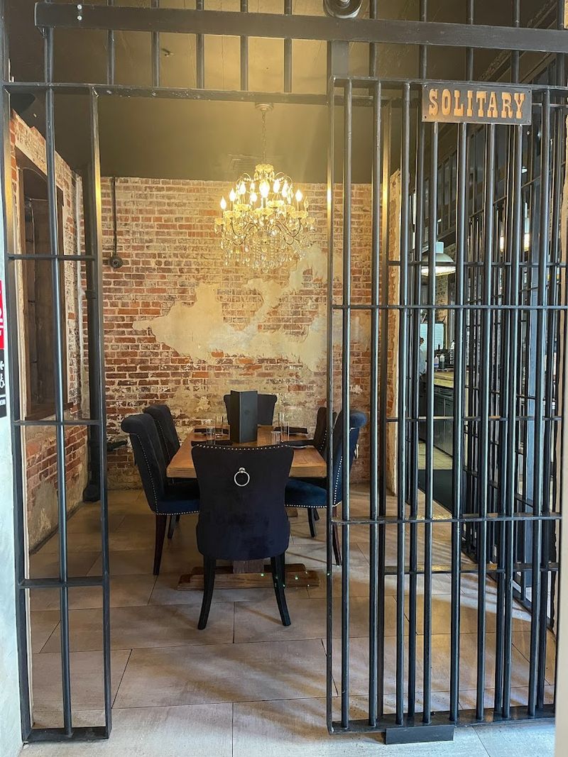 Historic Setting With Real 1890 Jail Bars