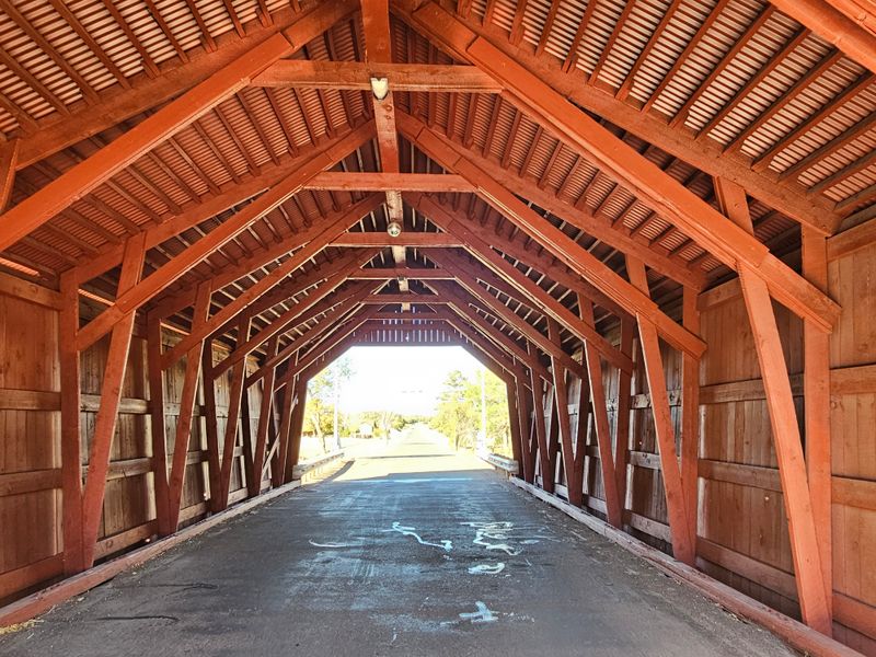 Arizona's Only Covered Bridge Open To Traffic