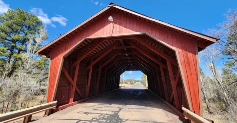 This Little-Known Historic Covered Bridge Is Tucked Away In Arizona