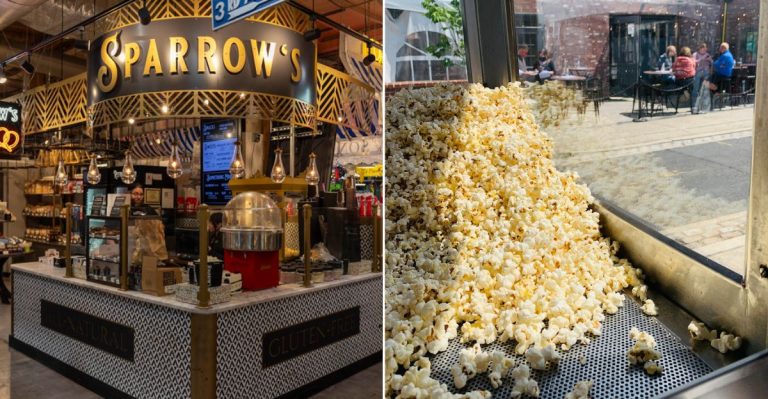 This Little Red Popcorn Stand In Philadelphia, Pennsylvania Is Pure Americana
