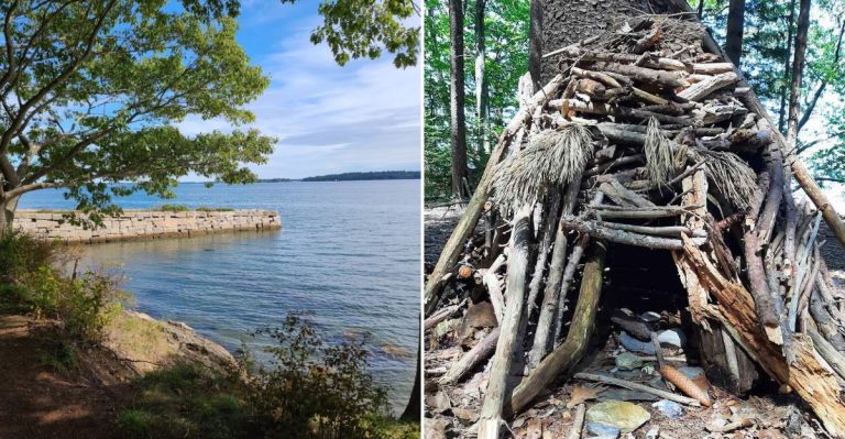 This Magical Trail On The Maine Coast Leads To A Village Made For Fairies