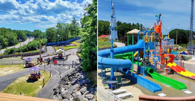 This Maine Adventure Park Packs Go-Karts, Giant Hill Slides, And Water Fun Into One Day