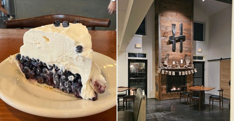 This Maine Favorite Serves Blueberry Pie Worth Every Bite