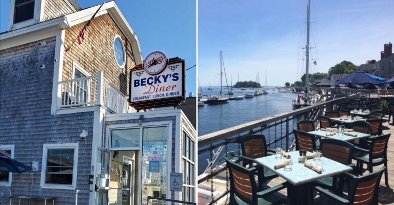 This Maine Harbor Café Serves Crab Cakes So Fresh, Even Maryland Natives Approve