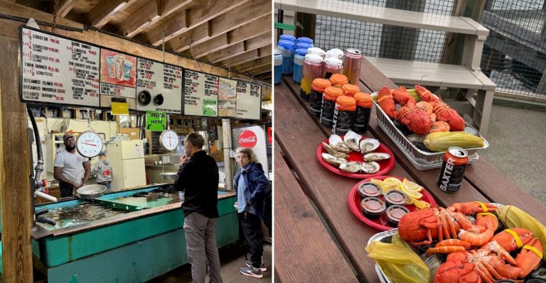 This Maine Waterfront Spot Serves The Kind Of Local Seafood Feast You’ll Remember