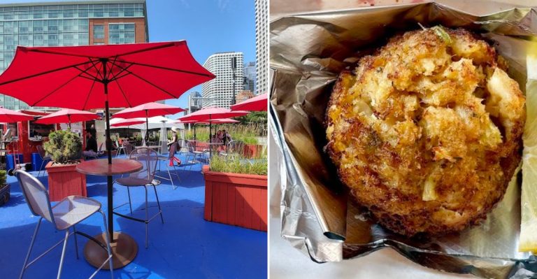 This Massachusetts Harbor Restaurant Serves Crab Cakes Locals Claim Outshine Maryland’s Best