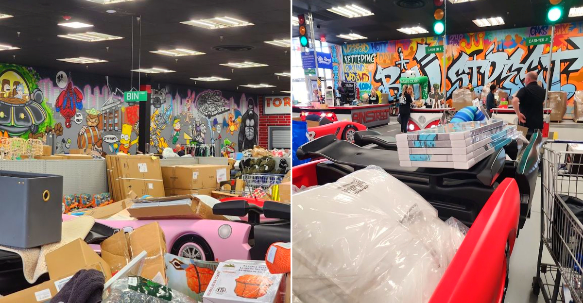 Inside Bin Street Bin Store