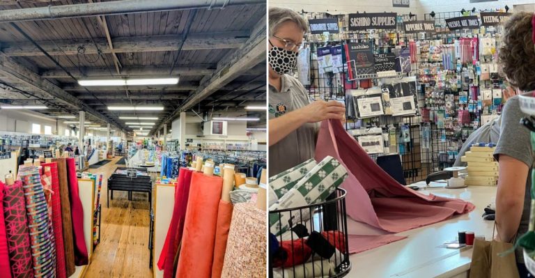 This Massive Seattle Fabric Store Is So Big You’ll Need A Strategy Before You Walk In
